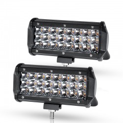 OFFROAD SİS LAMBASI 24 LED 72 W 6000K BEYAZ-SARI LED 2 RENKLİ